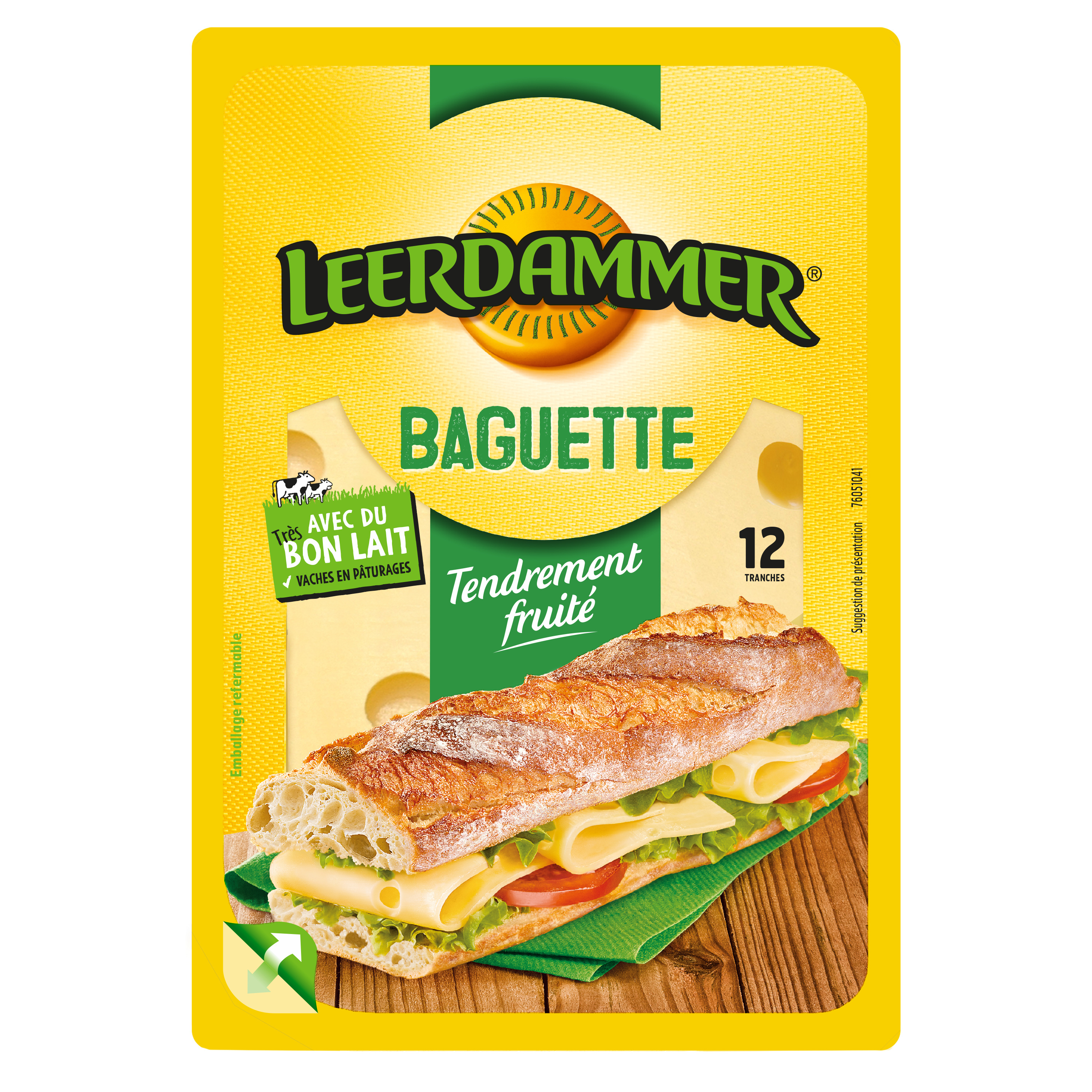Leerdammer spécial baguette 12 tranches
