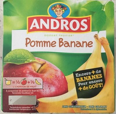 Compote Andros Pomme banane