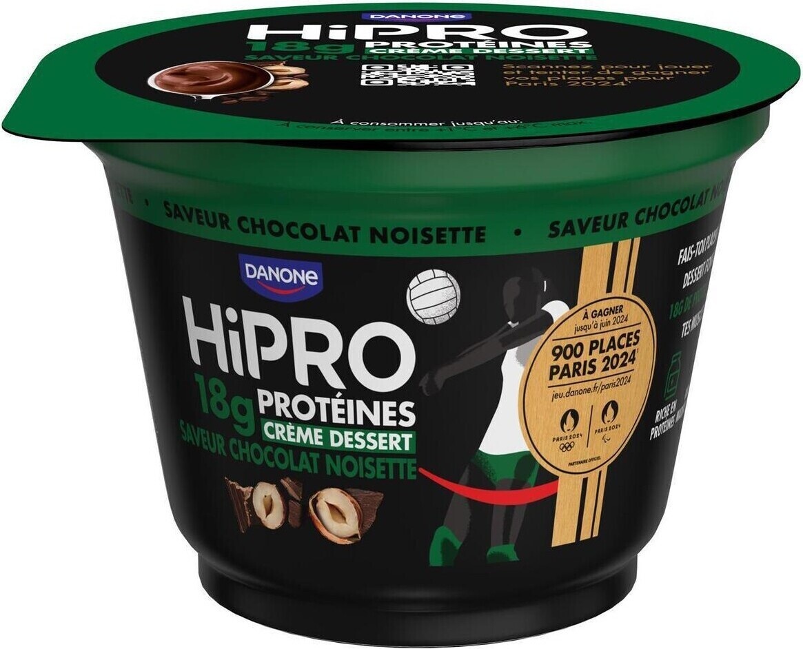 Hipro Crème dessert saveur chocolat noisette