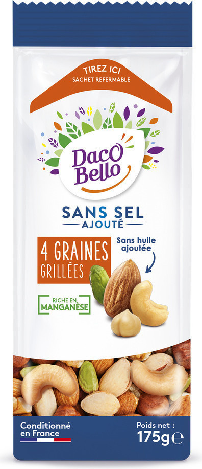 Daco Bello mélange de graines grillées sans sel 
