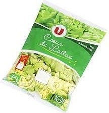 Salade coeur de laitue en sachet U