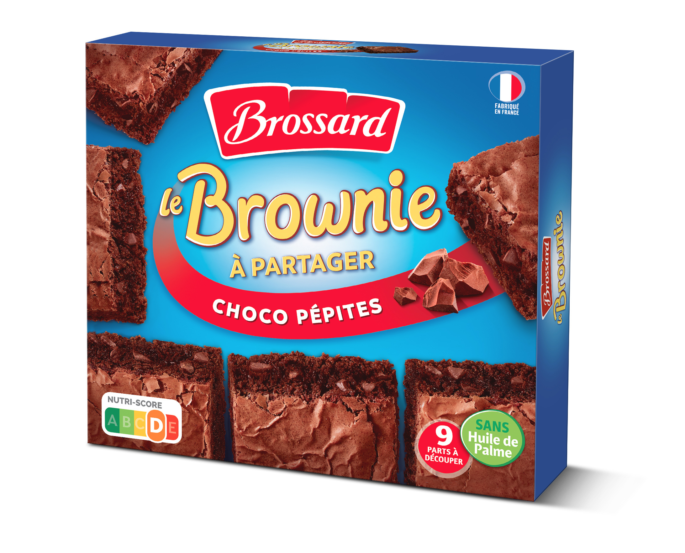Brossard brownie familial pepites de chocolat 