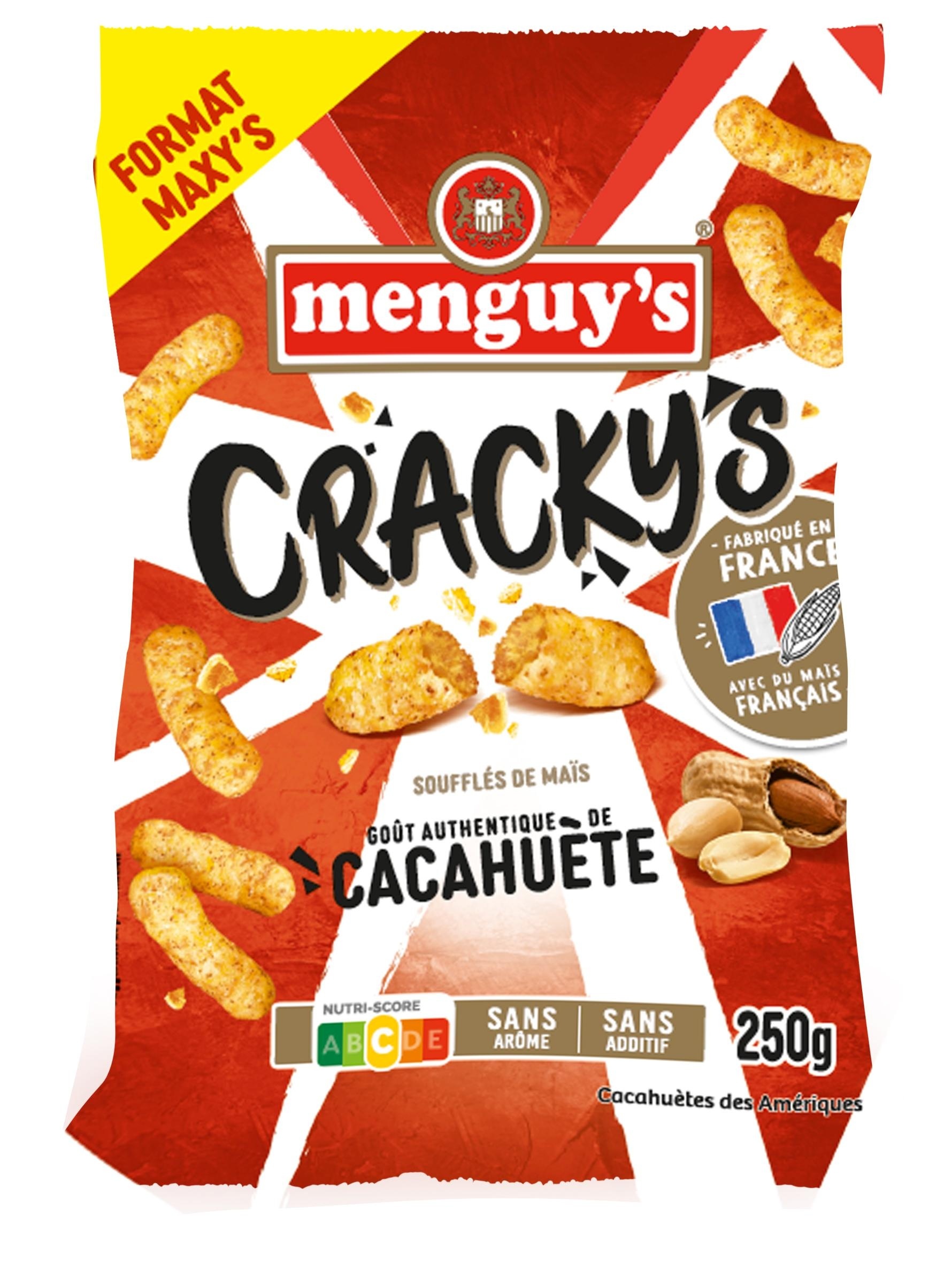 Menguy's Cracky's soufflés de maïs à la cacahuète