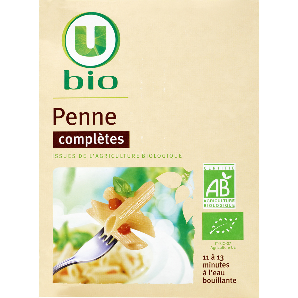 Penne complètes bio U 