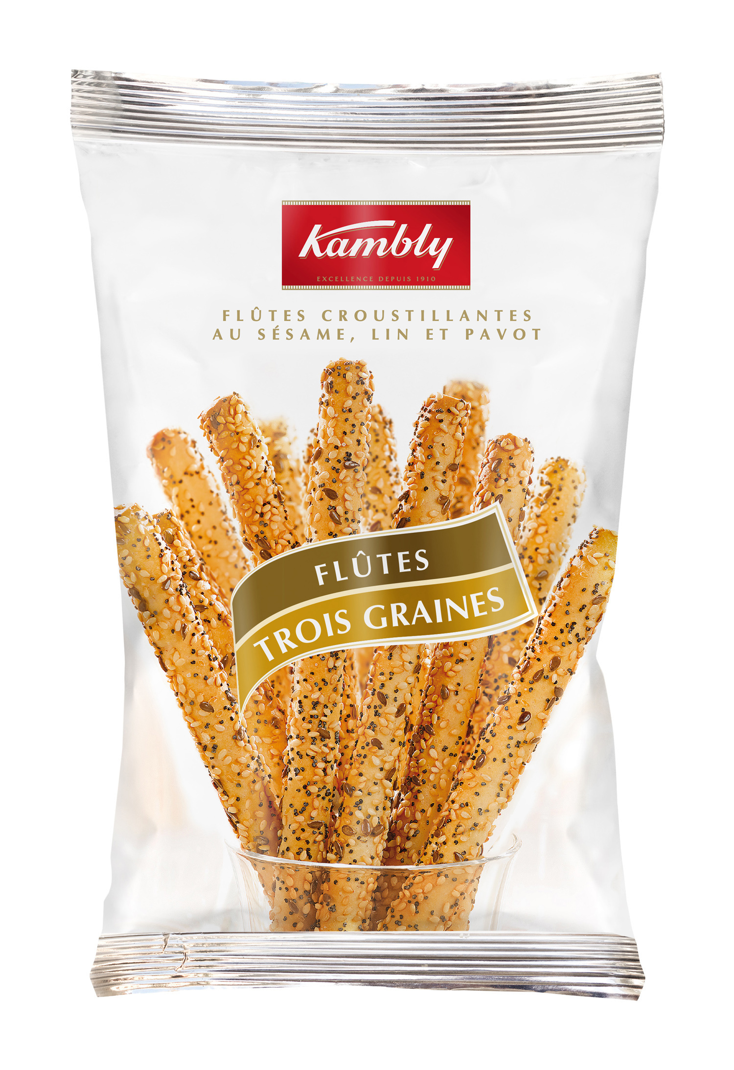 Flutes aux 3 graines Kambly