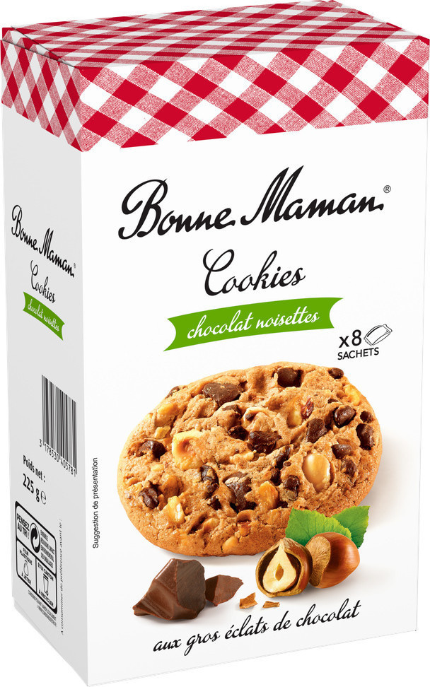 Cookies Bonne maman Chocolat Noisettes