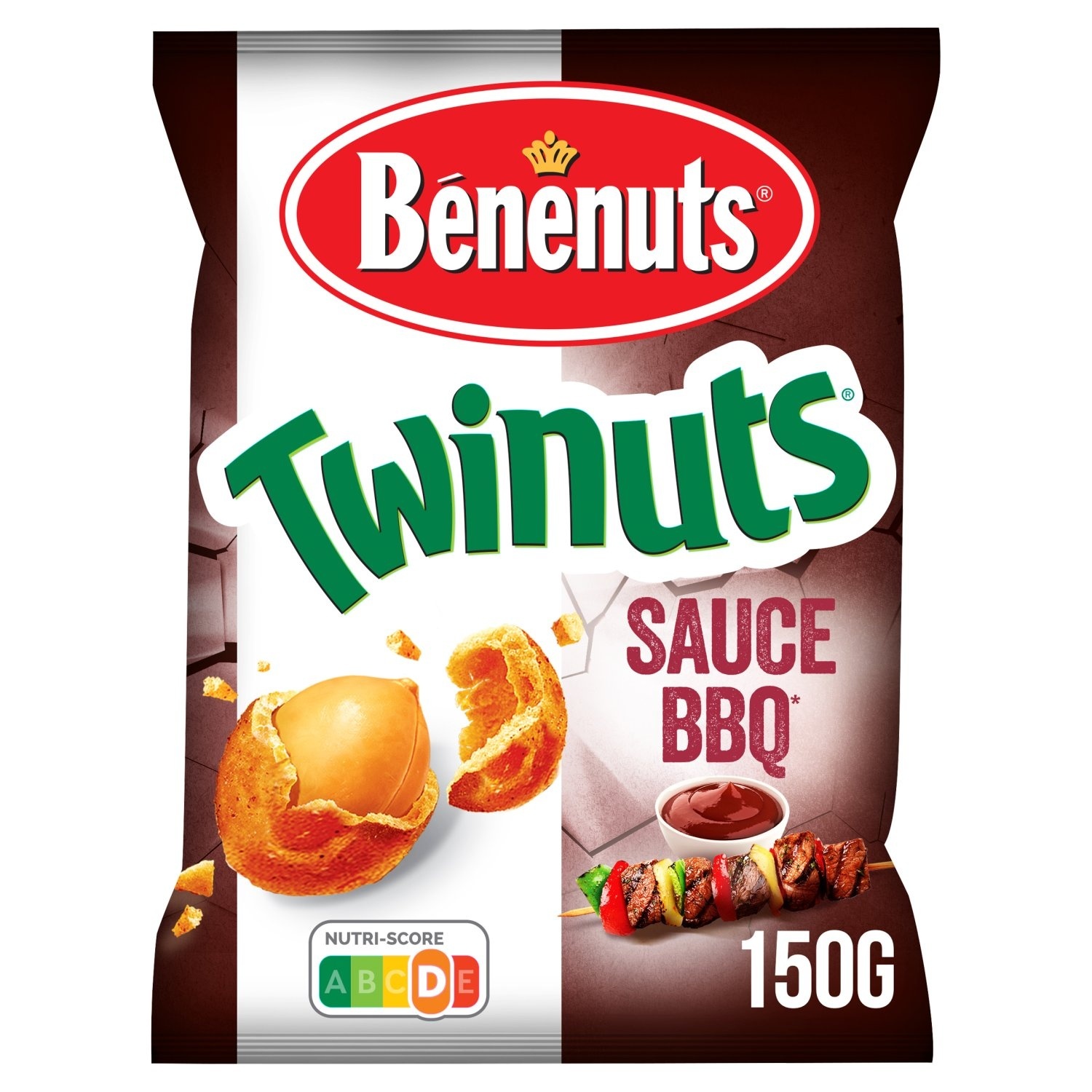 Bénénuts Twinuts saveur sauce BBQ