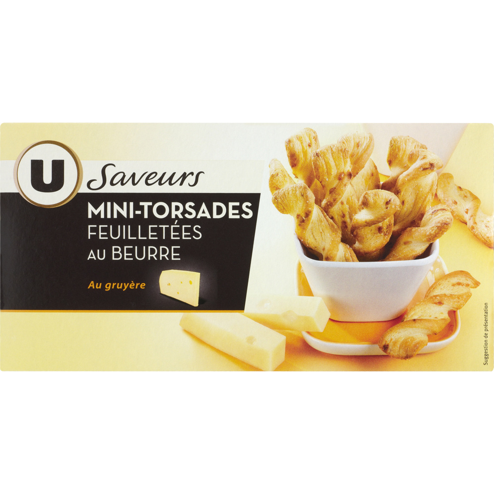 Minifeuilleté torsades beurre et fromage U