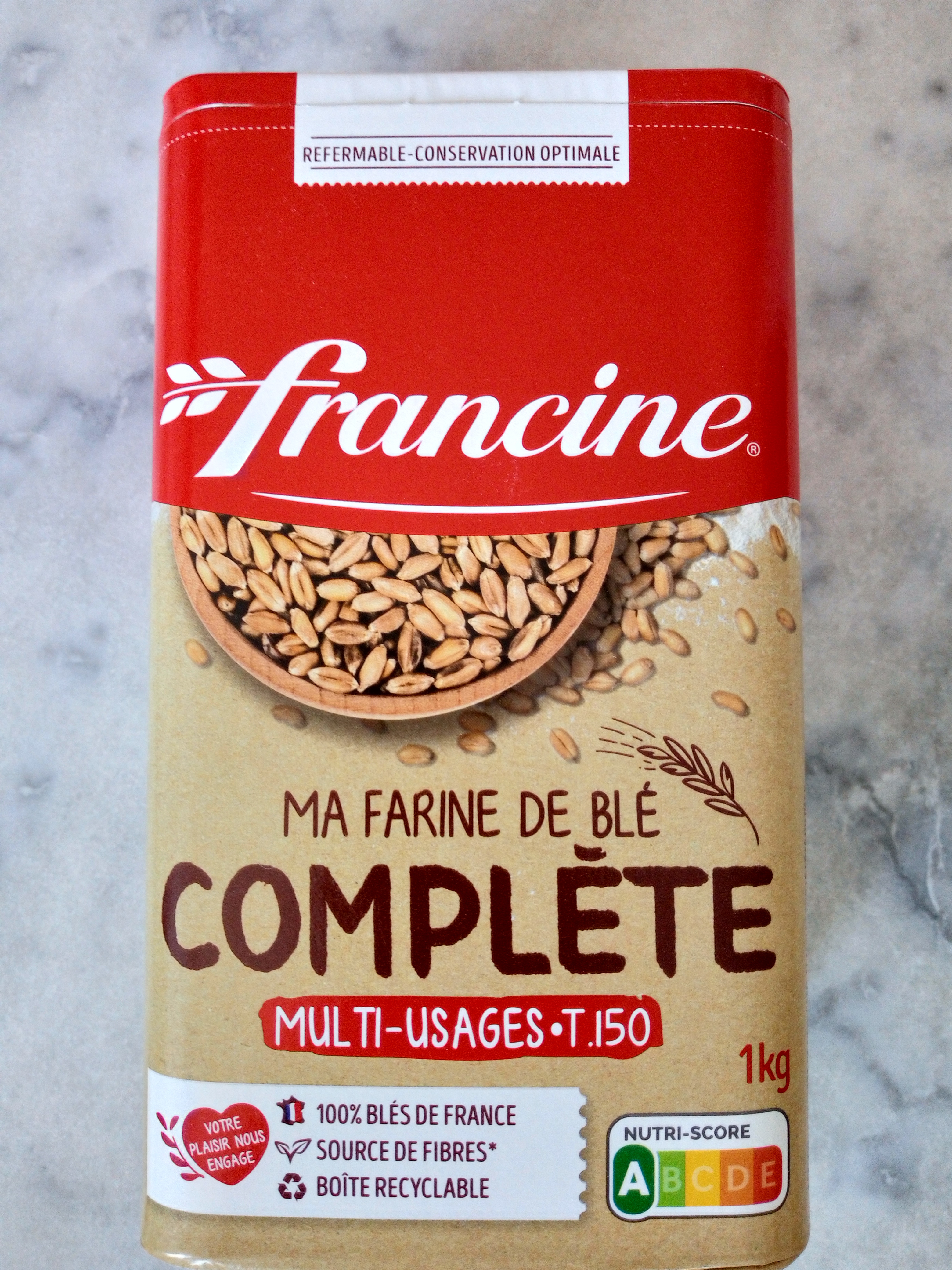 Farine de blé complète Francine