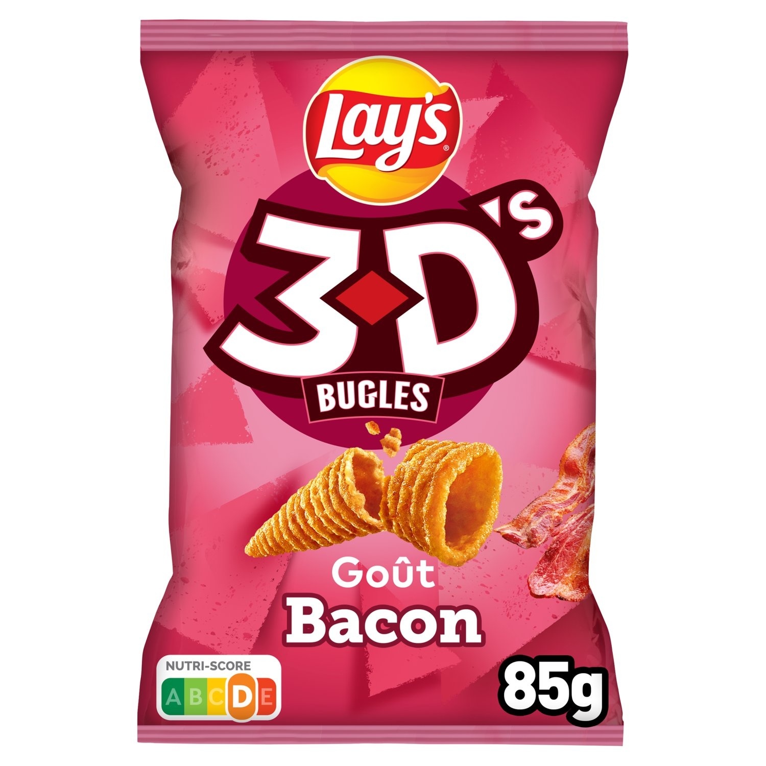 Bénénuts 3D's Bugles Goût bacon