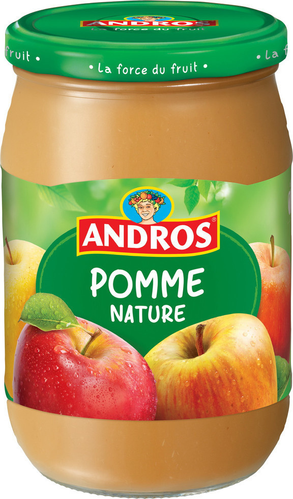 Compote de pomme nature Andros 