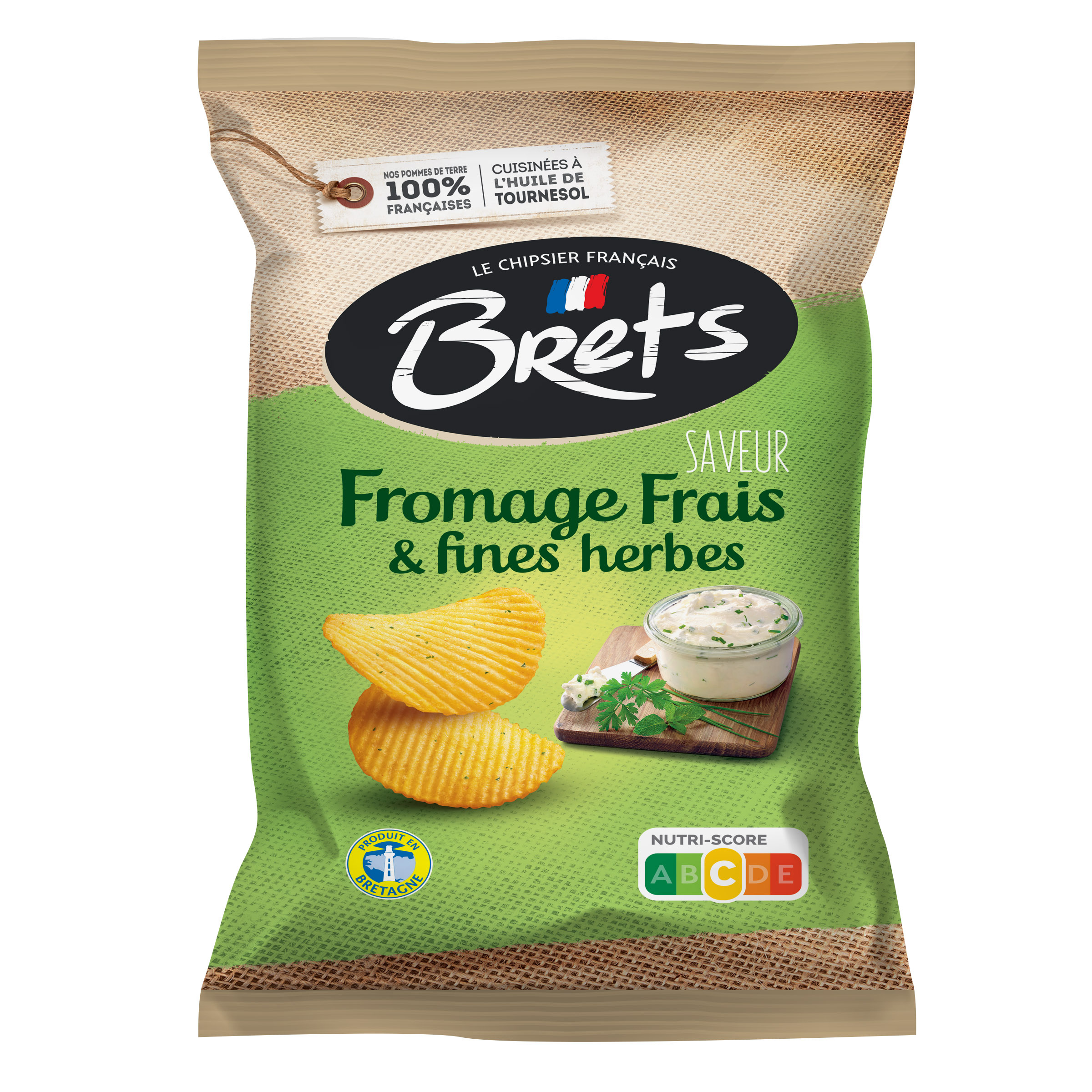 Chips Bret's au fromage Frais & fines herbes