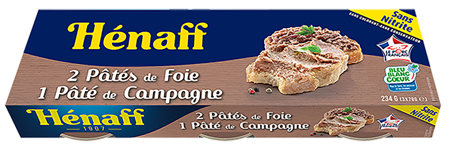 Henaff paté de foie et de campagne 