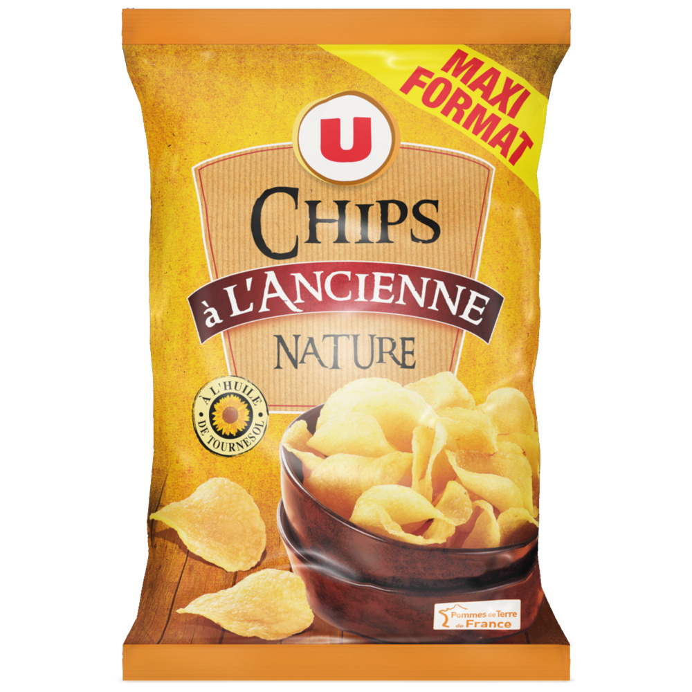 Chips à l'ancienne nature U