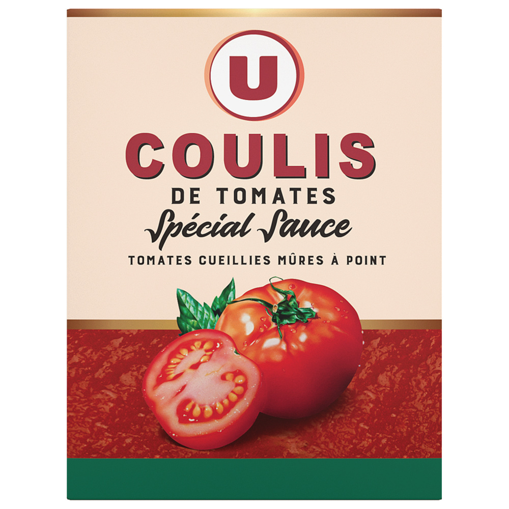 Coulis de tomate spécial sauce U 