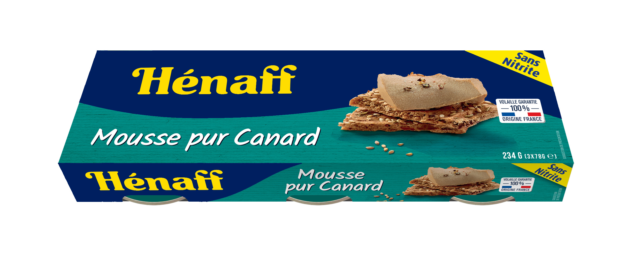 Mousse pur canard Hénaff