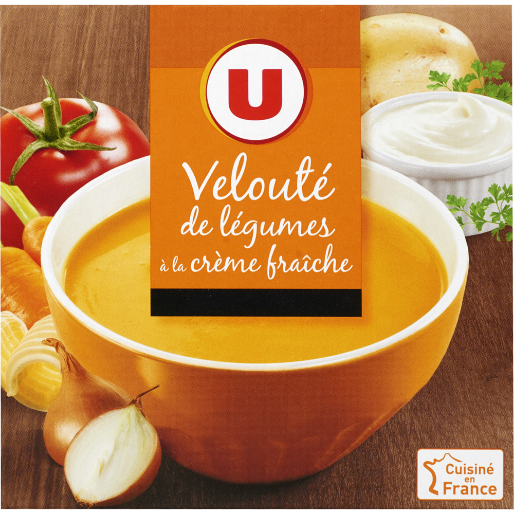 Velouté de légumes à la crème U