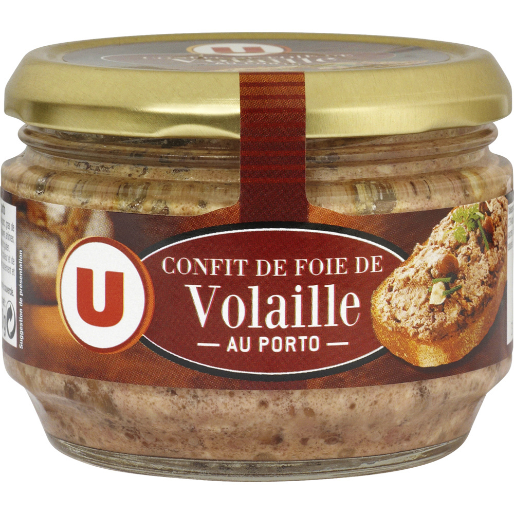 Poultry liver confit with porto U