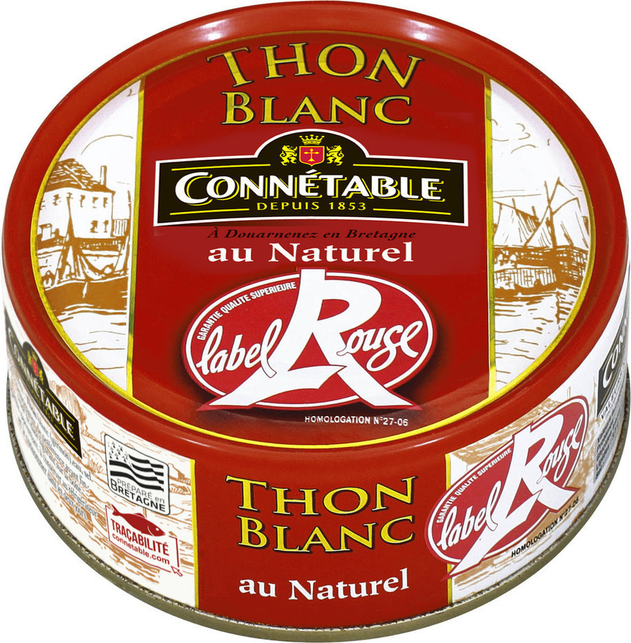 Thon blanc nature label rouge Connetable 