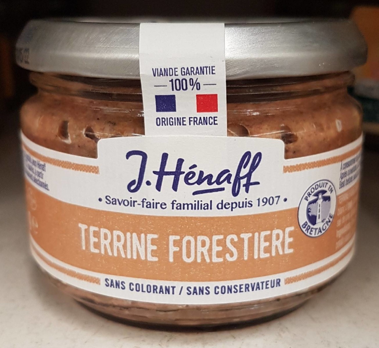 Terrine Forestiere Hénaff 