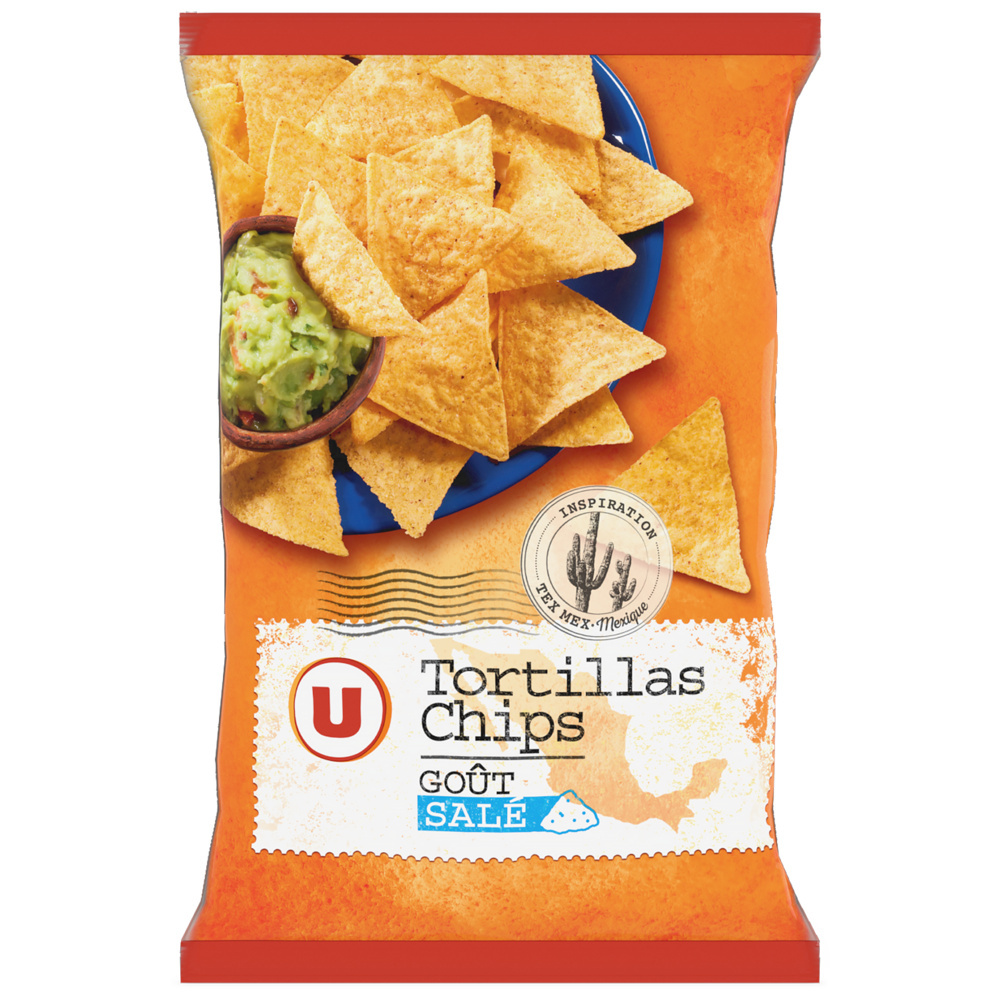 Tortillas chips goût salé U