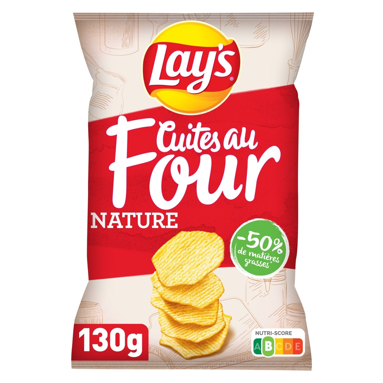 Lay's chips Cuites au four nature