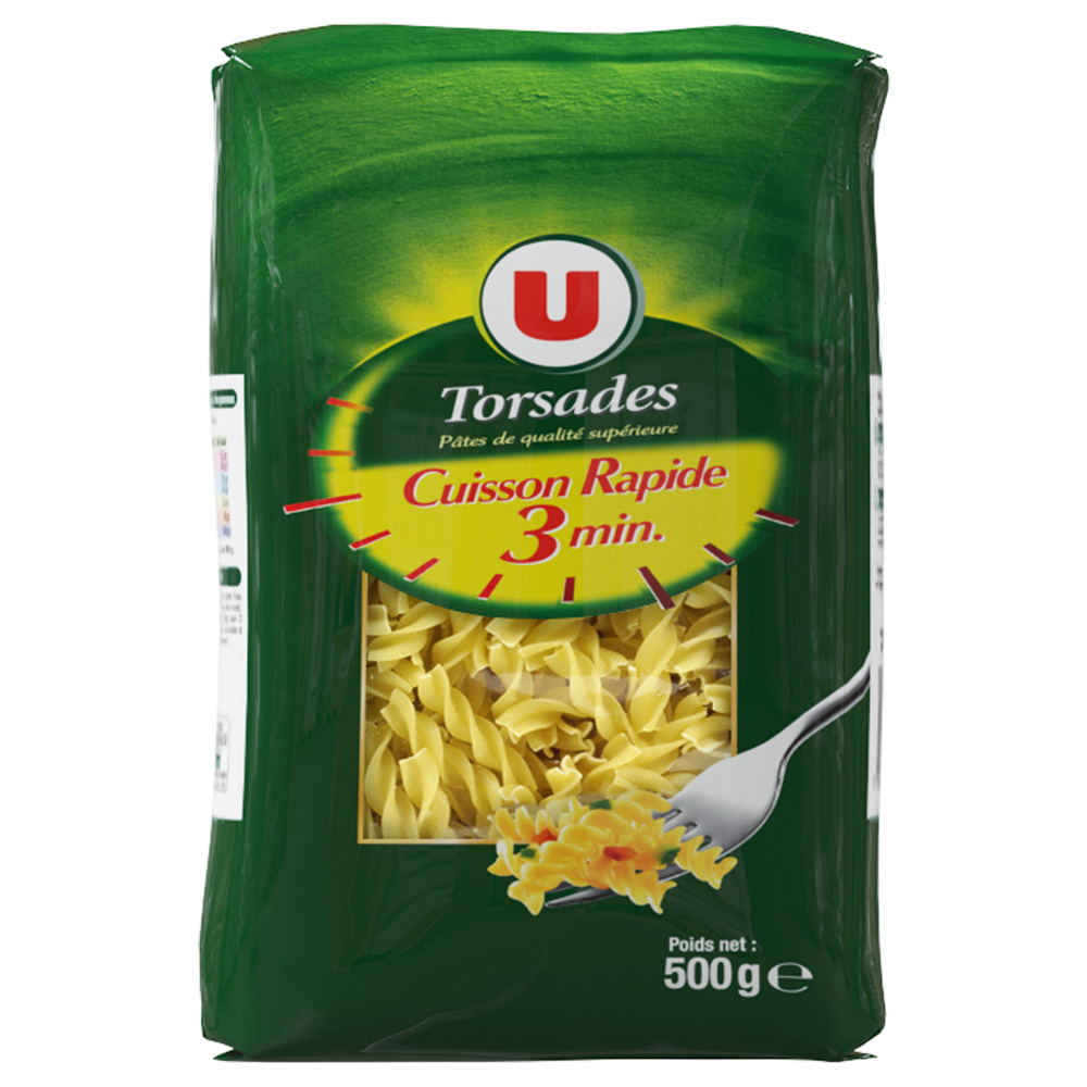 Torsade cuisson rapide 3min U