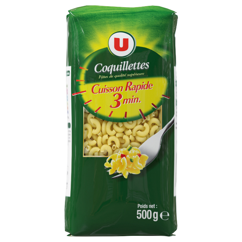 Coquillette cuisson rapide U
