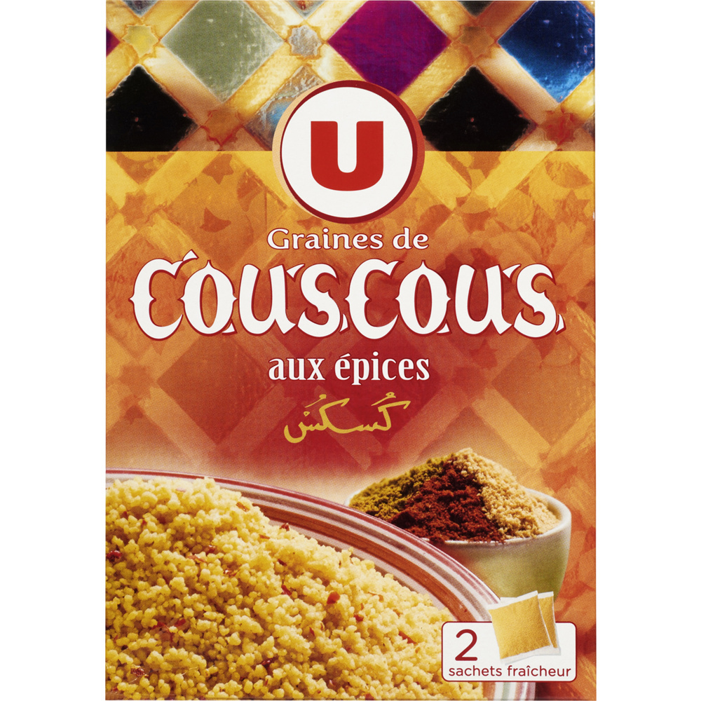 Graines de couscous aux épices U