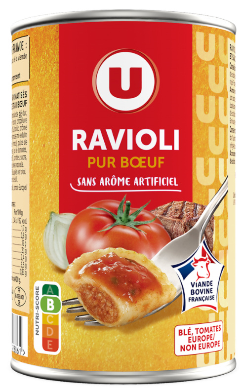 Ravioli pur boeuf U 