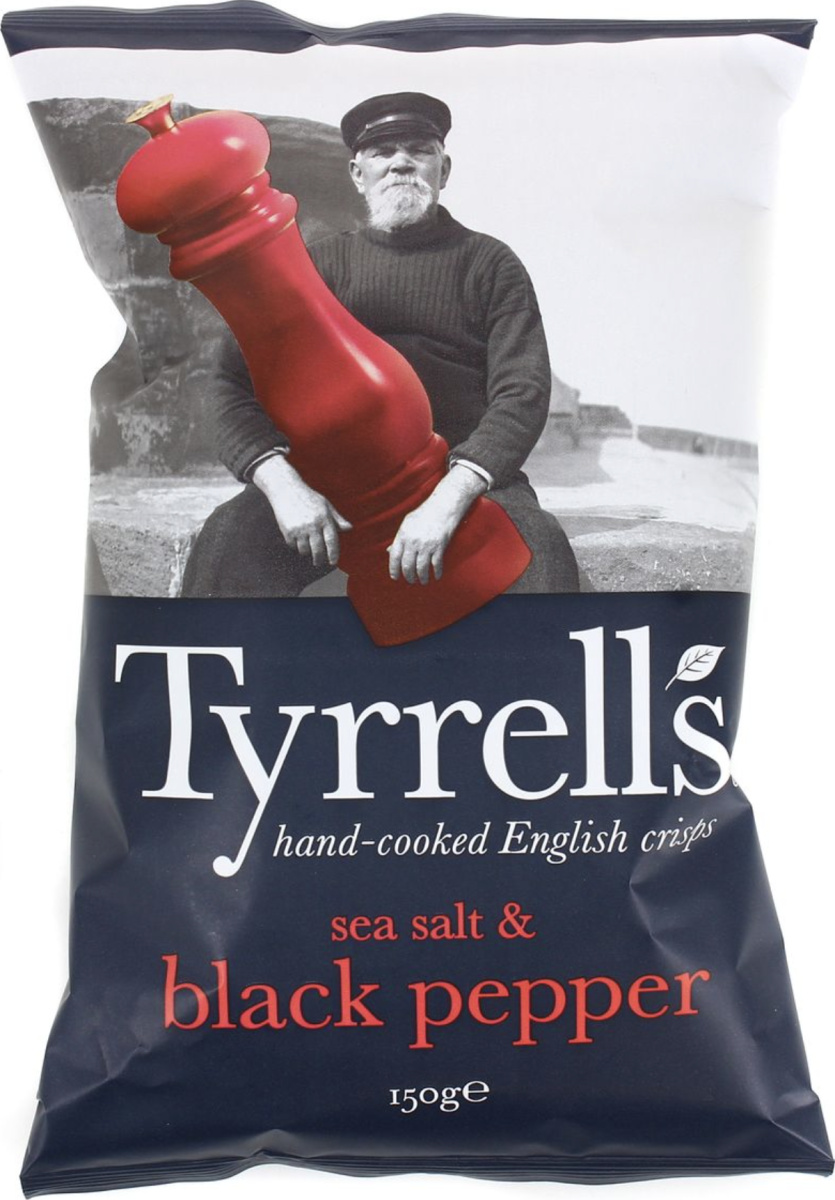 Chips Tyrrel's sel de mer et poivre noir