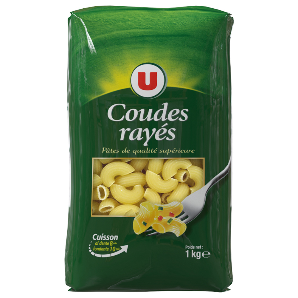 Coudes rayés U