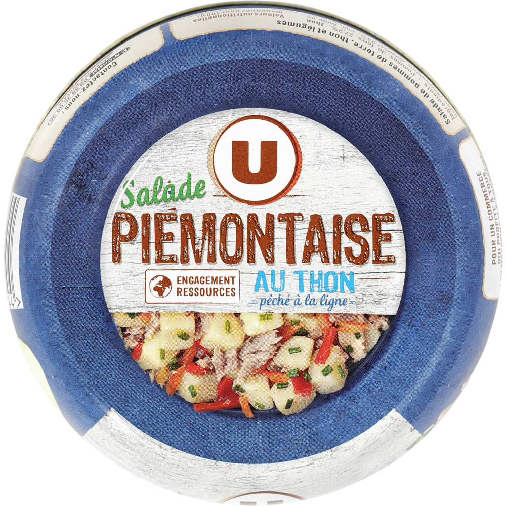 Salade thon piémontaise U 