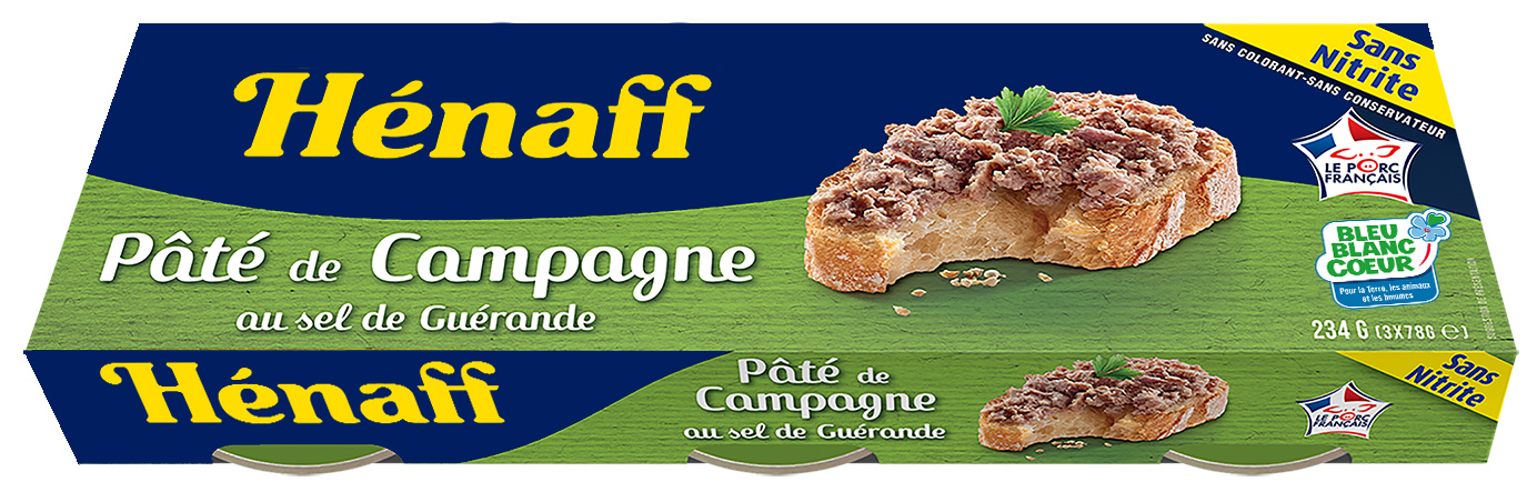 Pâté de campagne au sel de Guérande Hénaff