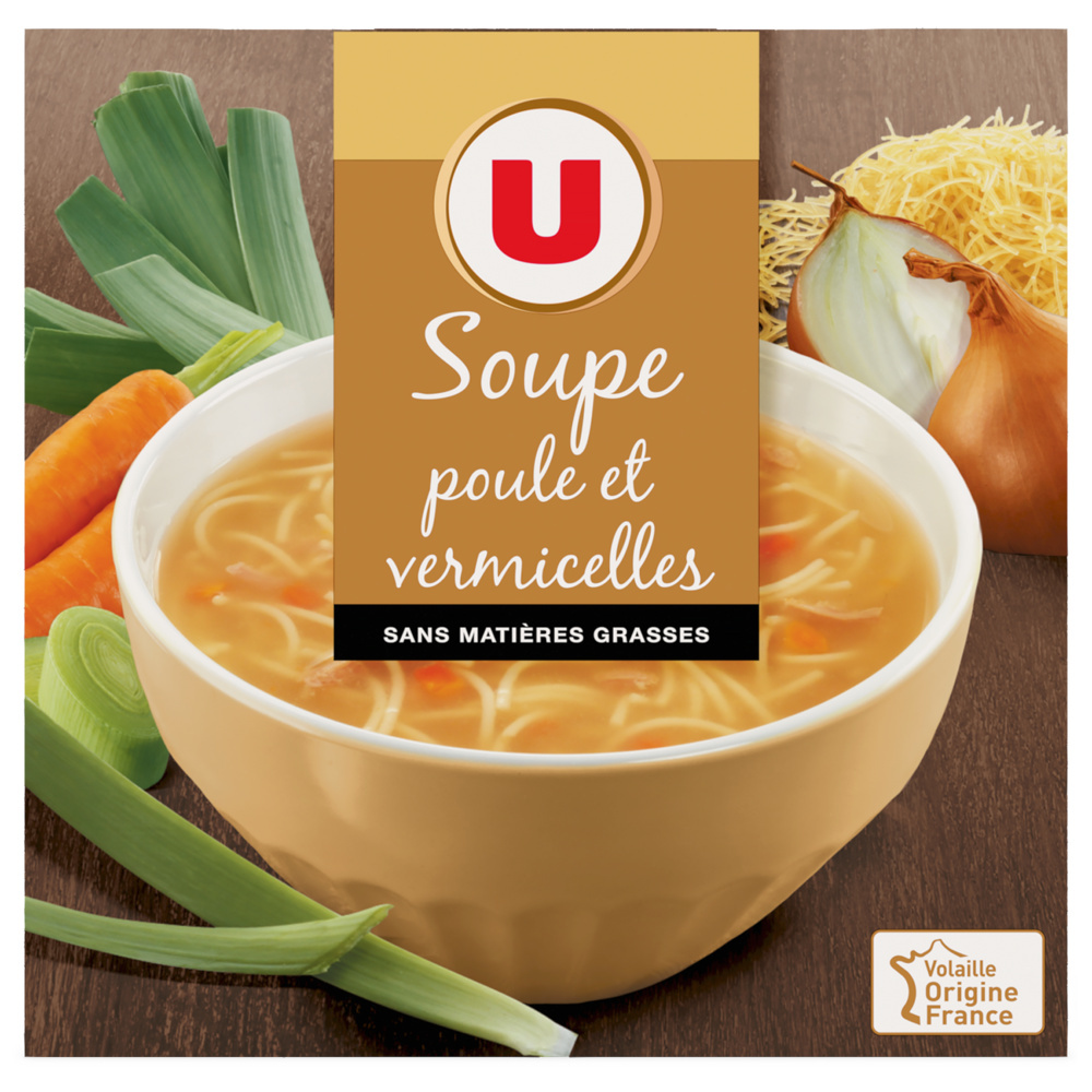 Soupe poule et vermicelles U 