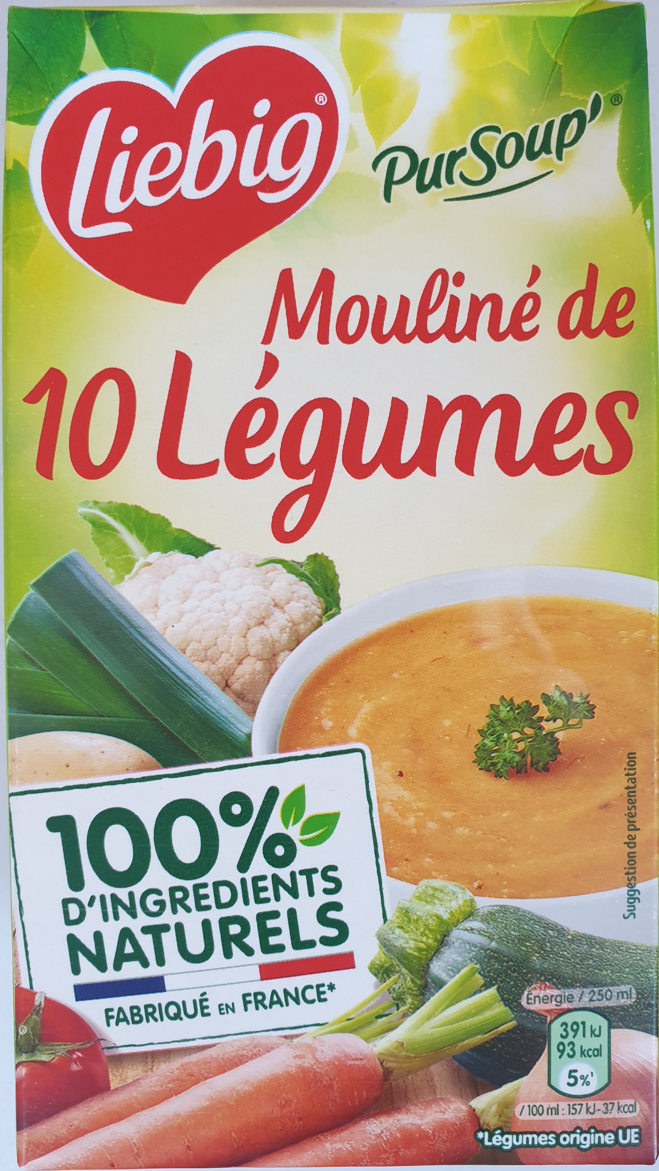 Mouliné de 10 légumes soupe Liebig