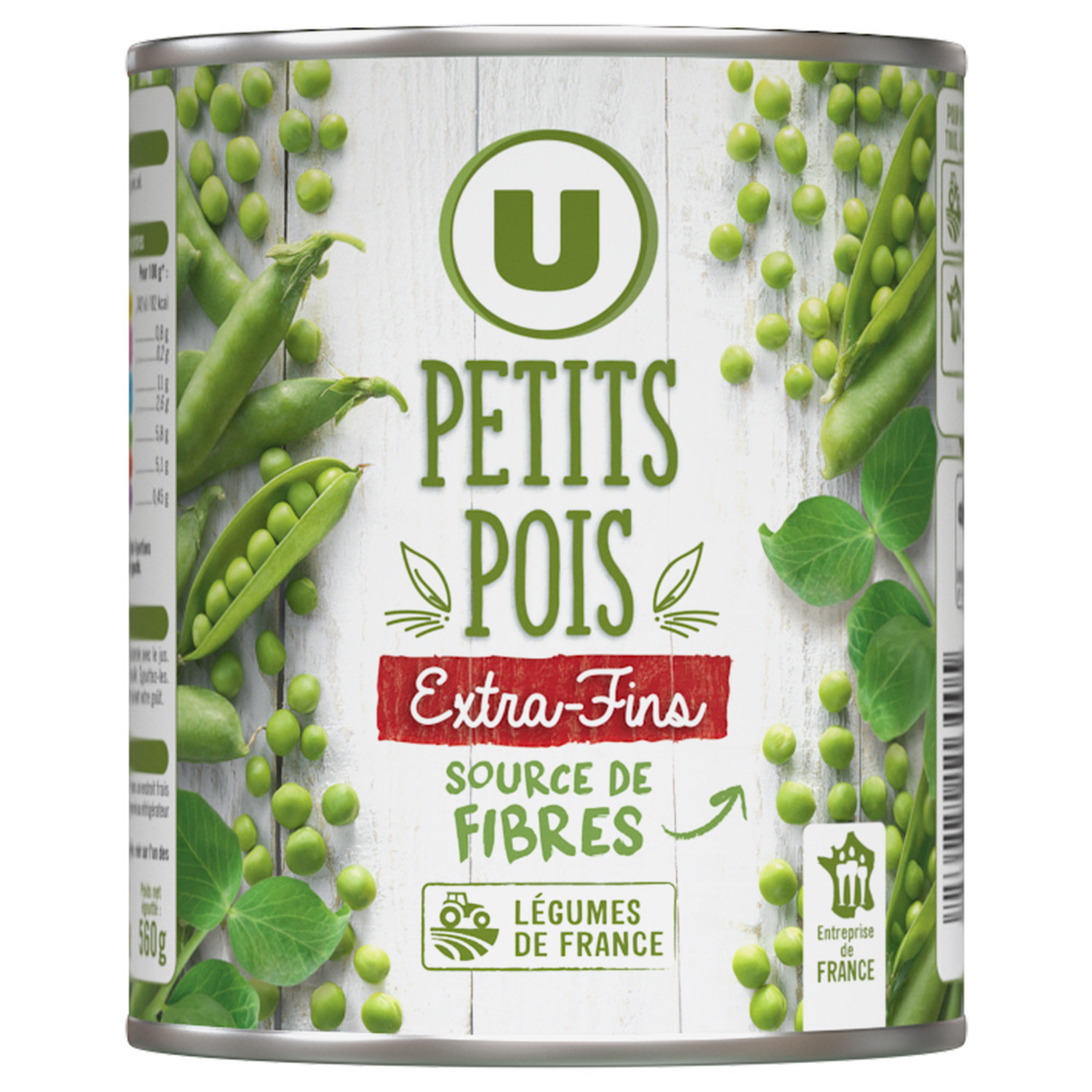 Petits pois extra fins U