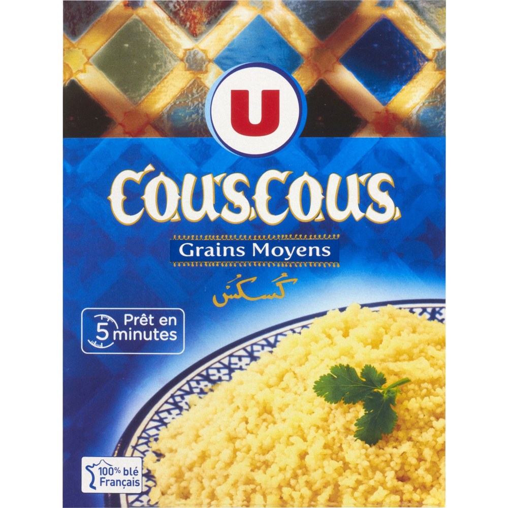 Graine couscous grains moyens U