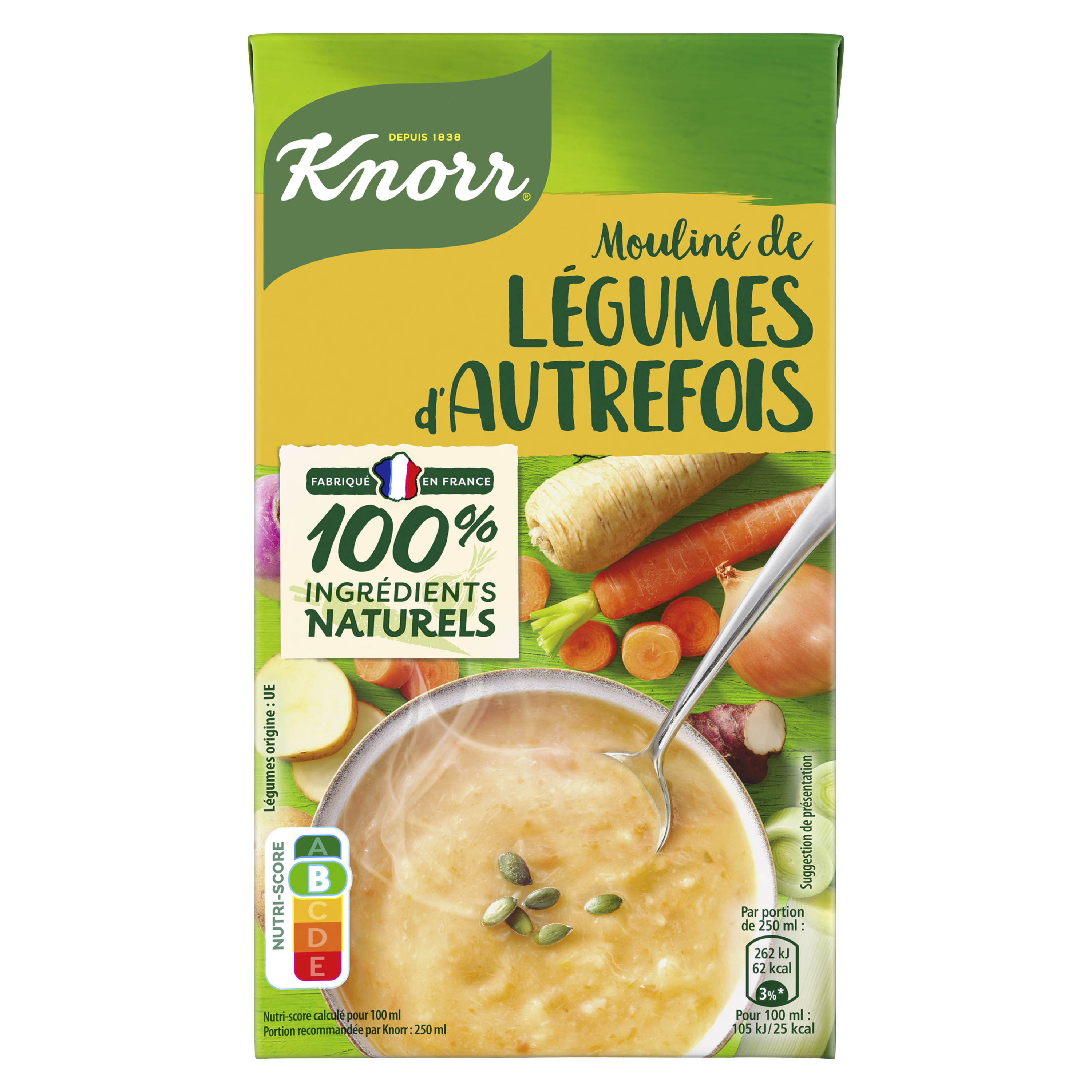 Knorr Soupe Liquide Mouliné de Légumes d'Autrefois 