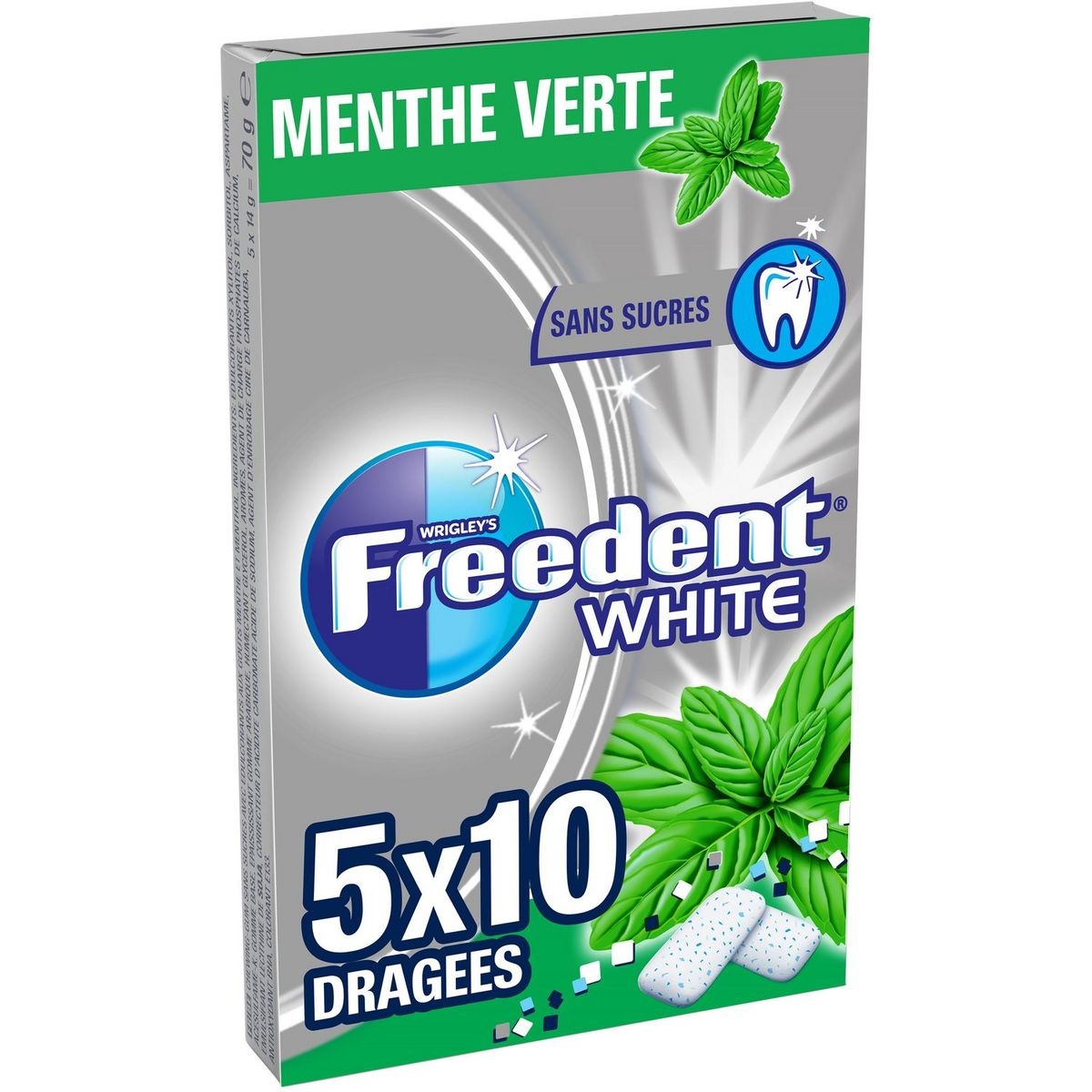 Freedent chewing gum menthe verte
