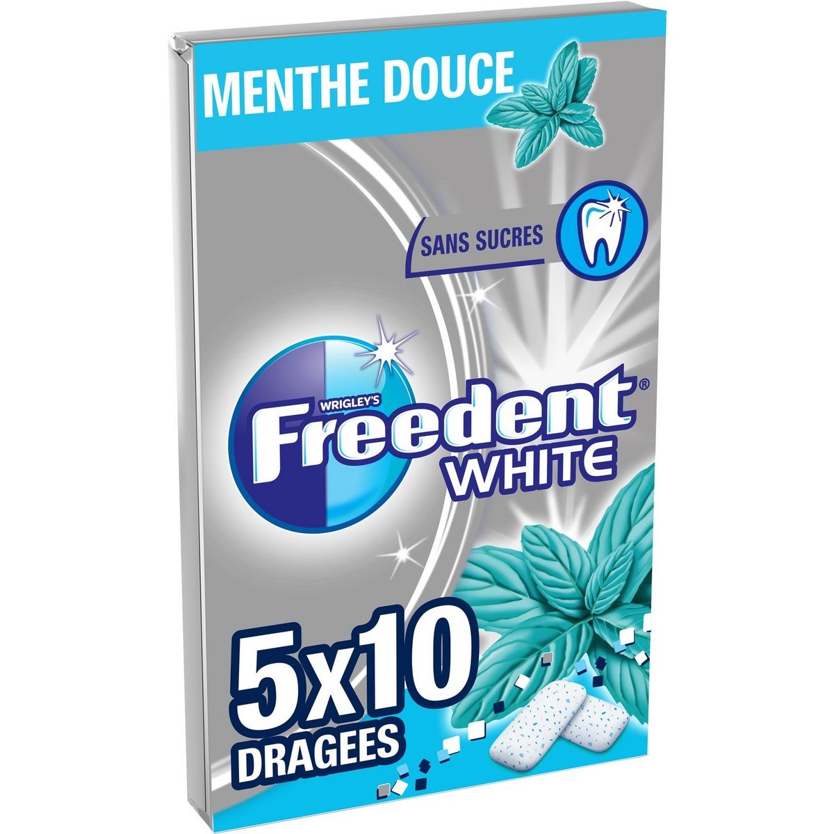 Freedent chewing gum menthe douce