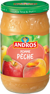 Andros Compote Pomme Pêche