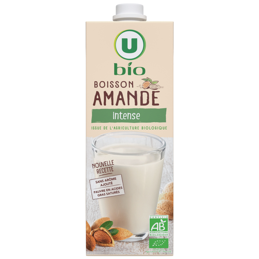 Lait d'amande intense bio U