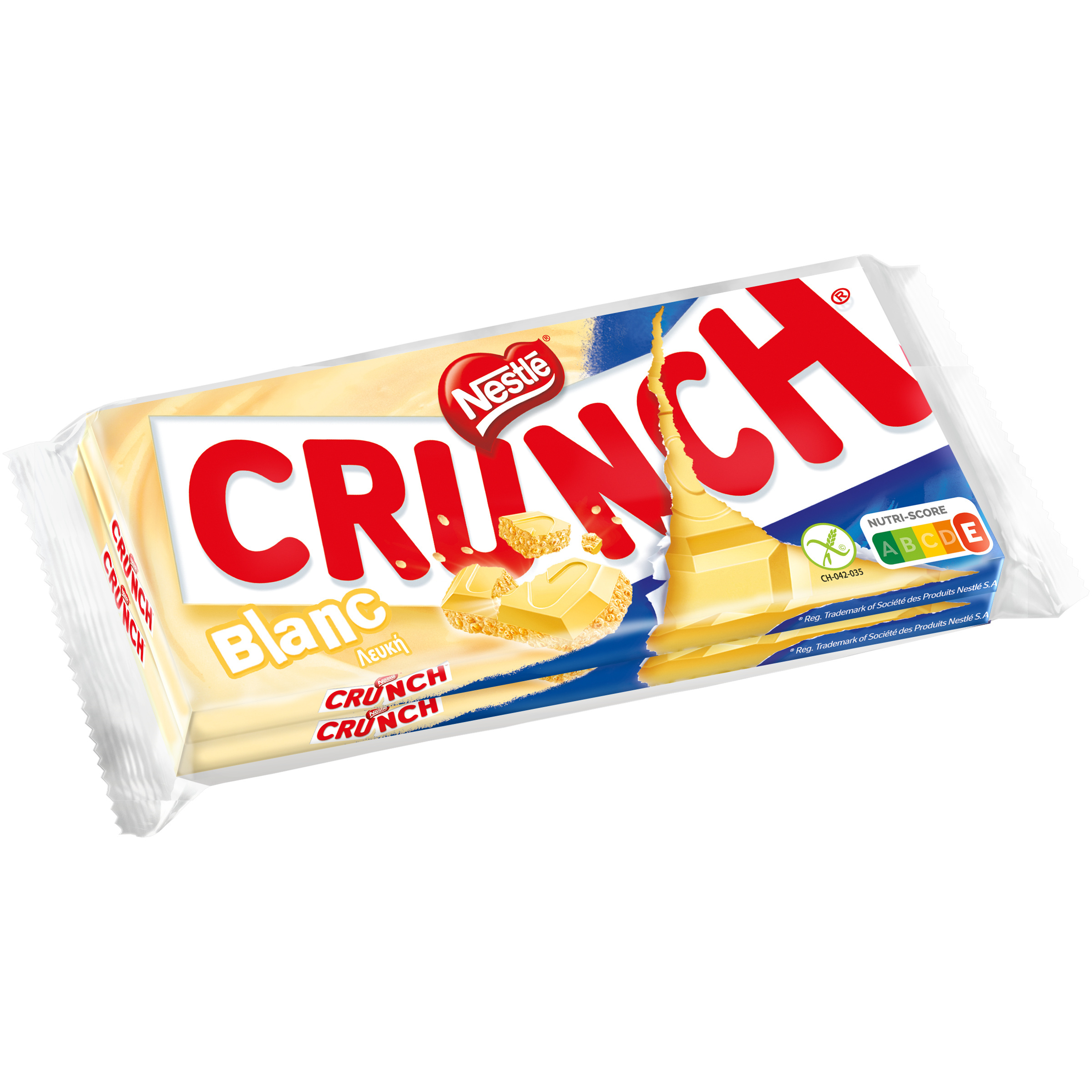 Chocolat Crunch blanc et céréales croustillantes