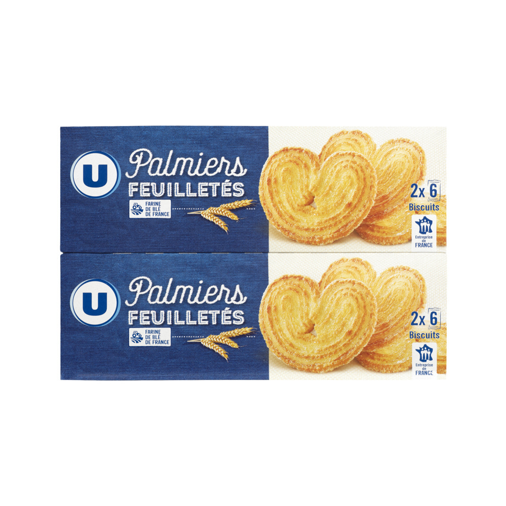Palmiers feuilletés U