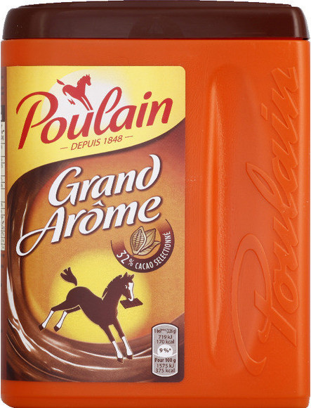 Poulain Grand Arôme chocolat en poudre (32% cacao)
