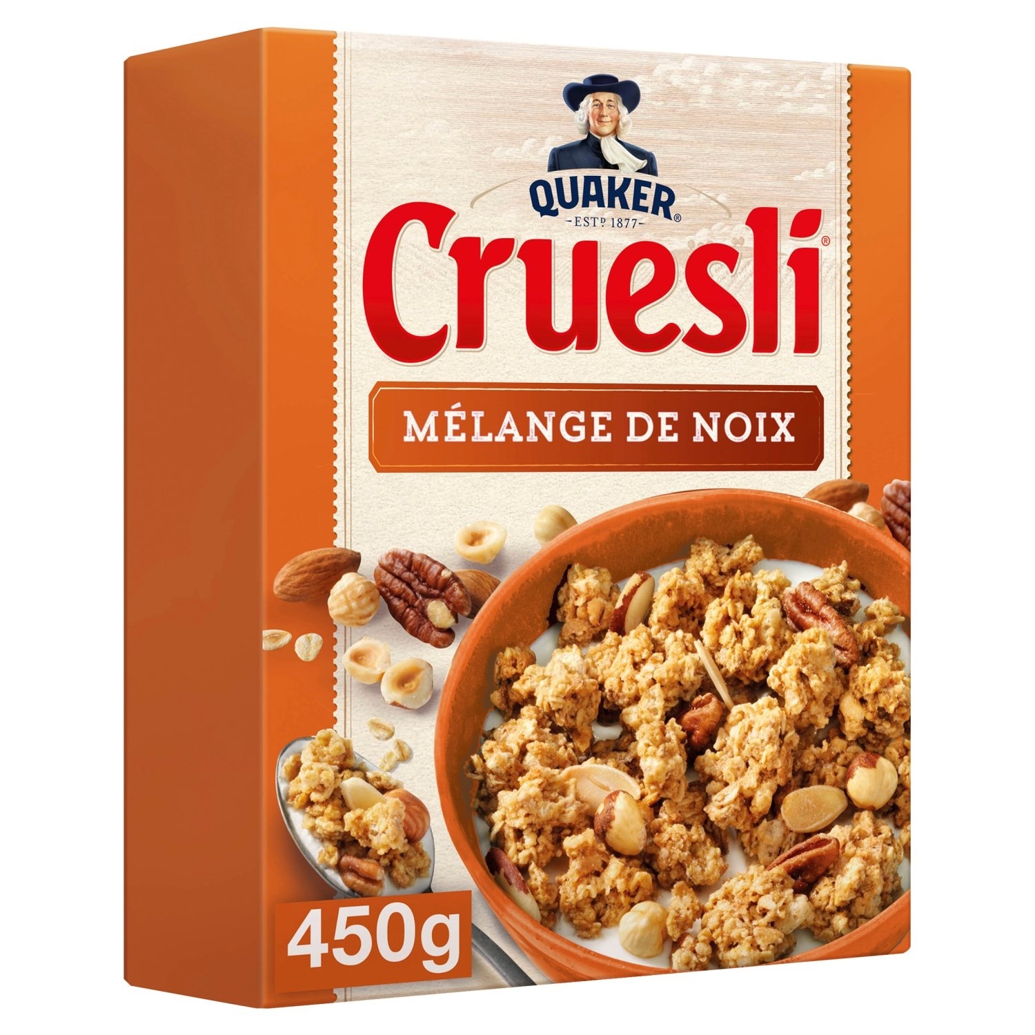 Cruesli céréales mélange de noix
