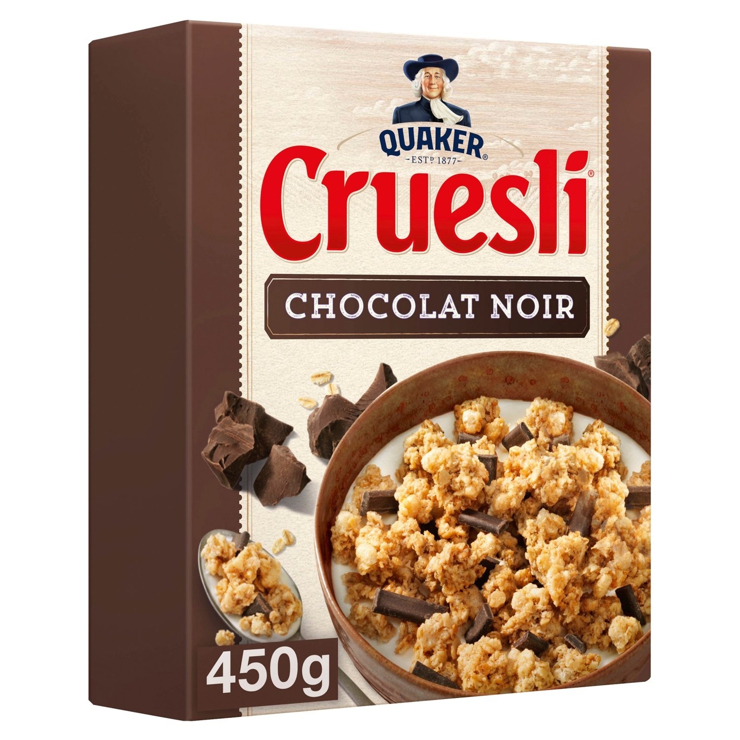 Cruesli céréales chocolat noir