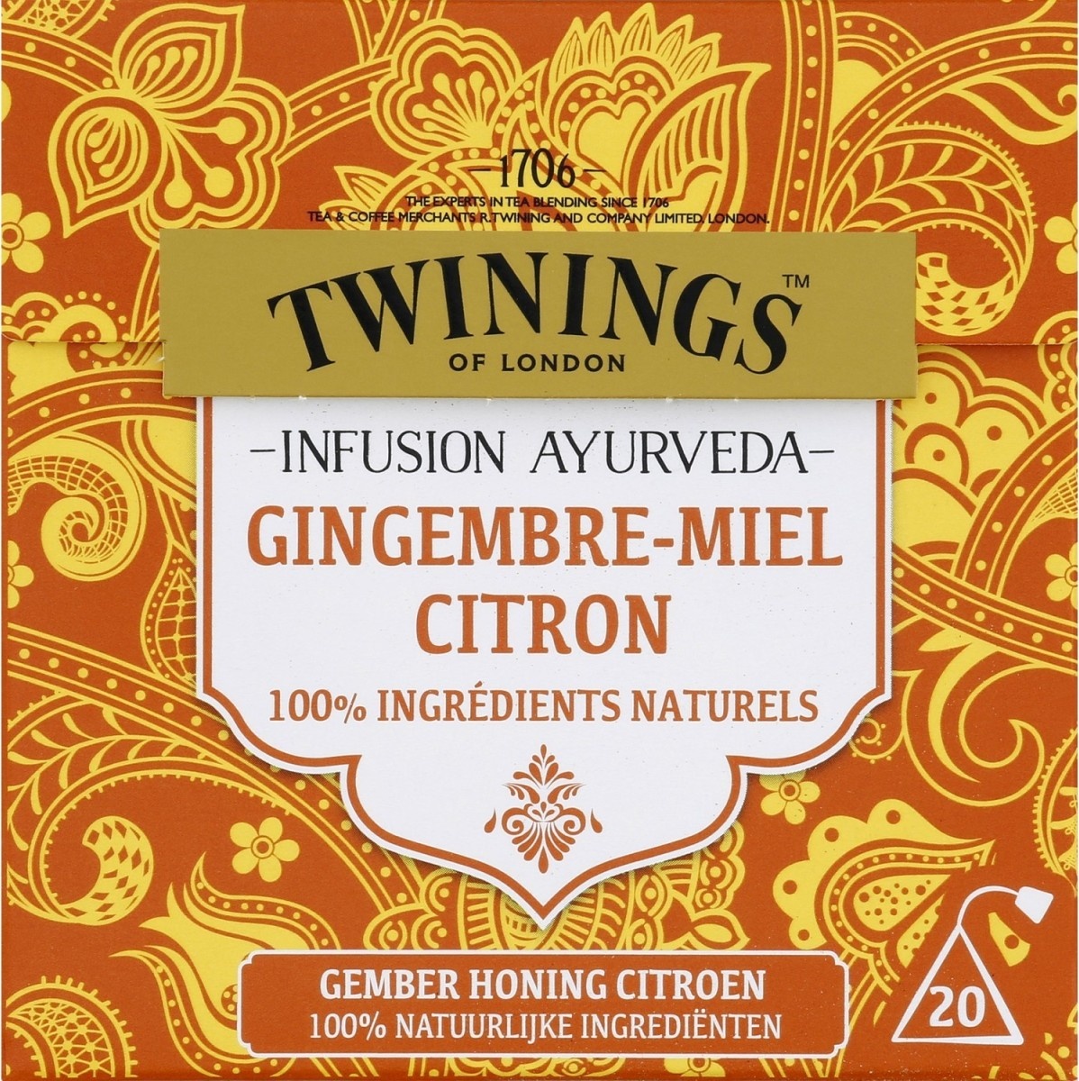 Infusion Gingembre miel citron Twinnings