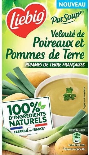 Velouté de poireaux et pommes de terre Liebig 